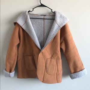 Plush winter jacket